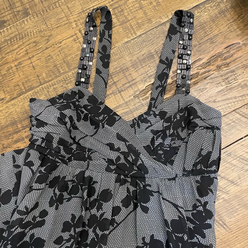 Kensie black and gray cocktail dress